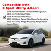 G-PLUS Front Left Fender Flares Compatible With Tesla Model X 2016 2017 2018 2019 2020 2021 Driver Side Wheel Fender Arch Molding Trim