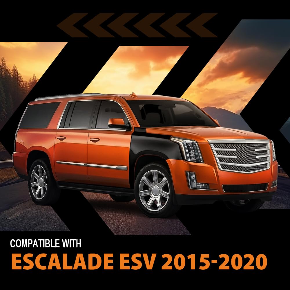 G-PLUS Front Right Passenger Side Fender Compatible with Cadillac Escalade/Escalade ESV 2015-2020 84216914, 1241398, 22756428, 23272199 Black
