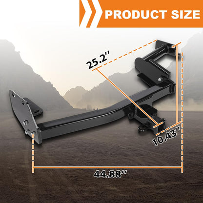 G-PLUS 2" Receiver Class 3 Trailer Hitch Compatible with Hyundai Palisade/Kia Telluride 2020-2025 Black