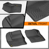 G-PLUS Floor Mats Compatible with Ford C-Max 2013-2018/Fit Ford Escape 2013-2019 TPE All Weather Custom Fit Heavy Duty 1st and 2nd Row Full Set Floor Liners