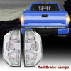 G-PLUS Tail Lights Compatible with Toyota Tundra 2014-2021 Clear Lens Chrome Housing Left Driver & Right Passenger Tail Lamps 815500C100 Rear Brake Lamps Assembly Luces Traseras
