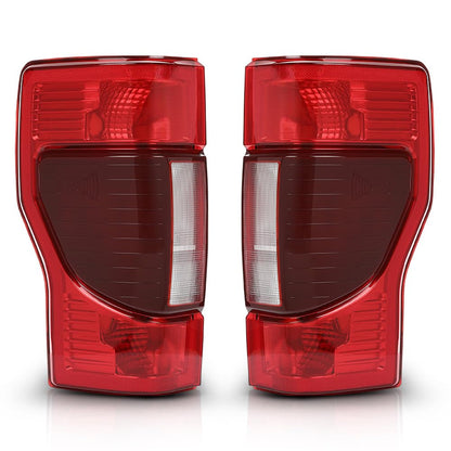 G-PLUS Tail Lights Assembly Rear Brake Lamp Compatible with Ford F250 F350 F450 Super Duty 2020-2022,Fit Factory Halogen w/Blind Spot Monitor Model, Faros Traseros,Luces Traseras