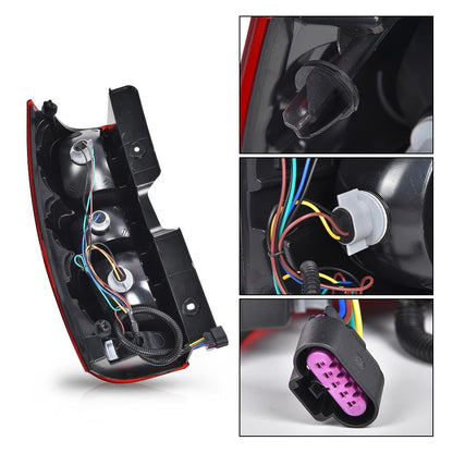 G-PLUS Tail Lights w/Harness Right Compatible with Chevy Suburban 1500 (submodel: LS, LT, LTZ) 2007-2014/Fits Chevy Suburban 2500 LTZ 2007 Luces Traseras Rear Brake Lamps Assembly Faros Traseros