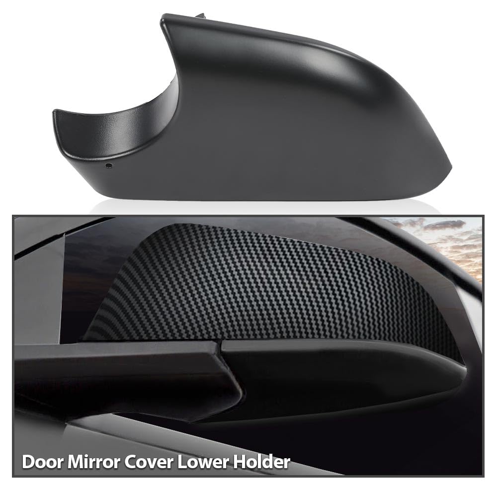 G-PLUS Rearview Mirror Lower Cover Holder Tray Left Driver Side Compatible With Tesla Model 3 2017-2022 22873005 Black