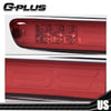 G-PLUS LED 3rd Third Center High Mount X Stop Light Lamp Compatible with 2004-2012 Chevy Colorado/GMC Canyon 2006-2008 Isuzu I-Series 3D LED Bar Tail Brake Light 15286505