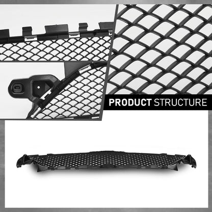 G-PLUS Bumper Grille Black Center Compatible with Benz C300 C43 AMG C450 AMG 4Matic 2015-2018, Fit For Models With AMG Styling Package 2058852123