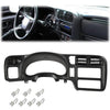 G-PLUS Dashboard Cover Single Din Compatible with Chevy Blazer S10/GMC Jimmy Sonoma 1998-2004 Dash Trim Bezel Cover (Black)
