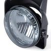 G-PLUS Pickup Bumper Fog Lights Lamps Left and Right Compatible with 2003 2004 2005 2006 GMC Sierra 1500 GM2592154, GM2593154, GM2593128 Smoky Lens