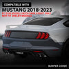 G-PLUS Rear Bumper Cover w/Holes Compatible with Ford Mustang 2018-2023, Fit Models WITH Park Assist Only, NOT Fit Shelby Models, 187-10329, JR3Z17K835AAPTM, FO1100737
