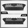 G-PLUS Front Bumper Radiator Grille Compatible with Hyundai Kona 2018-2021 Black 86350J9000