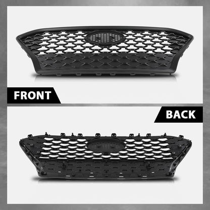 G-PLUS Front Bumper Radiator Grille Compatible with Hyundai Kona 2018-2021 Black 86350J9000