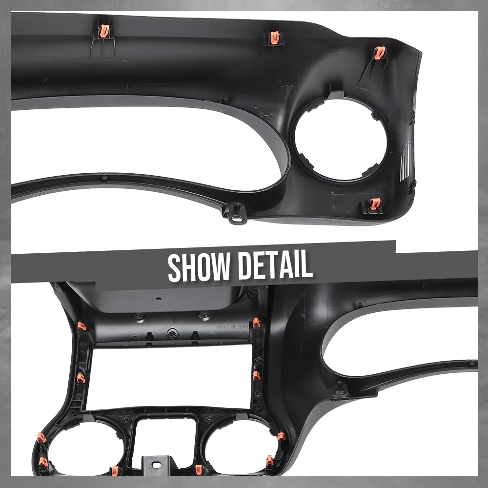 G-PLUS Dash Instrument Cluster Trim Panel Bezel Compatible With Jeep Wrangler 2011-2014