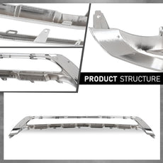 G-PLUS Front Grille Surround Trim for Benz GLK250 GLK350 2013-2015 Chrome Product Details