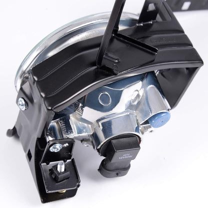 G-PLUS Front Bumper Fog Lights Compatible With Honda Accord (2Door Coupe Model Only) 2008 2009 2010 Lamps Clear Lens Includes H11 Bulbs Wiring Harness and Switch