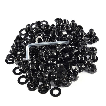 G-PLUS Universal Fender Flares Screw/Bolt Hardware Kit Set Compatible with Universal Car Models Black
