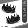 G-PLUS Front Wheel Covers 33mm Spiked Hub Axle Compatible with Semi-Trucks 22.5" and 24.5" Wheels, ABS Plastic Black Pair Semi Truck Hub Covers