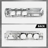 G-PLUS Dash Bezel Compatible with 1965 Chevy Chevelle El Camino without A/C Silver