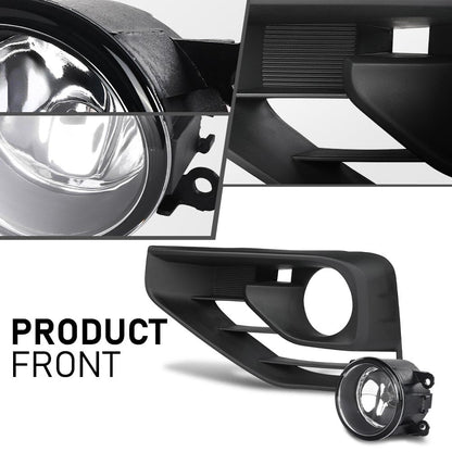 G-PLUS Fog Lights Bumper Lamps Assembly & Wiring Harness Compatible with Nissan Pathfinder 2017-2020 261509B90E, 261509B90E