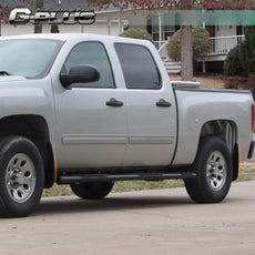 G-PLUS Mud Flaps 2PCS for Chevy Silverado 2014-2018 Front Black Additional Angle