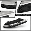 G-PLUS Pair Fog Light Cover Daytime Running Light Cover, Compatible with Benz C250 C350 2012-2015/C300 2012-2014 w/o AMG Package & Sport Package, LH Driver & RH Right 2PCS, 2048803224, 2048803324