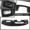 G-PLUS Dash Bezel Radio Cluster Trim Panel 4x4 Black Compatible with Ford F250 F350 Super Duty 1999-2004 with Hole