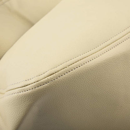 G-PLUS Leather Console Lid Armrest Cover Compatible with 2007-2013 Tahoe Suburban Yukon Sierra Tan