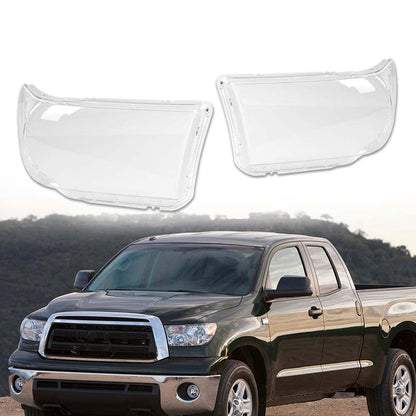 G-PLUS Headlights Aftermarket Left+Right Clear Compatible with 2007-2013 Toyota Tundra/2008-2017 Toyota Sequoia 811100C051, 811500C051_2007 2008 2009 2010