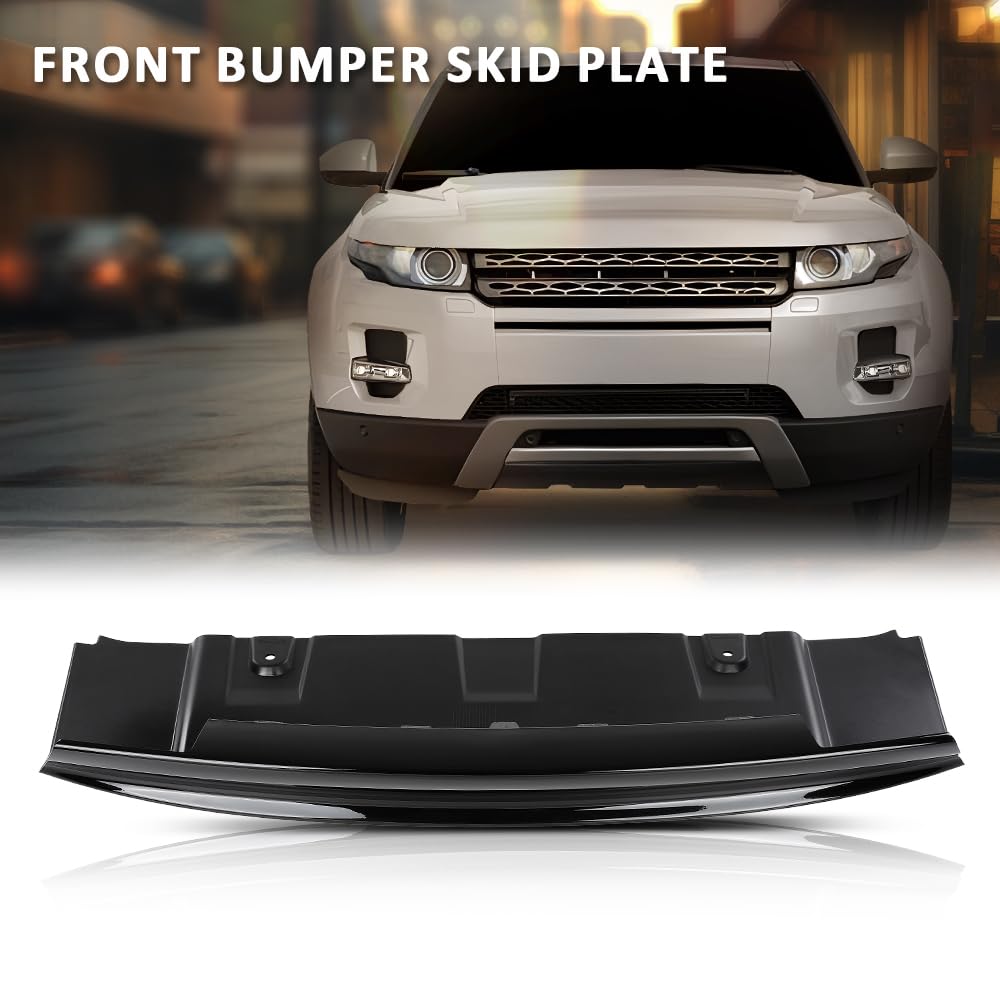 G-PLUS Front Bumper Tow Hook Cover Skid Plate Compatible with Range Rover Evoque 2012-2015