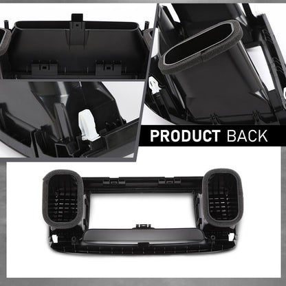 G-PLUS Center Dash Radio Bezel AC Air Vents Upper Trim Compatible with Toyota Camry 2002-2006 Black
