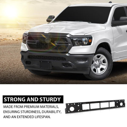 G-PLUS Bumper Panel Reinforcement Compatible with Dodge Ram 1500 2019 2020 2021 2022 2023 2024 Black 68313531AA Black