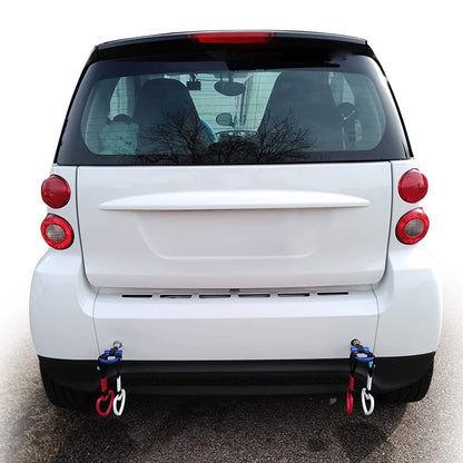 G-PLUS JDM Tsurikawa Ring Heart Subway Train Bus Car Handle Hand Straps Drift Charm,Rear Bumper Warning Ring (Red)