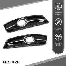 G-PLUS 2PCS Fog Light Covers for Audi A3 2010-2013 Chrome Grille Bezel Product Features