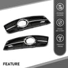 G-PLUS Front Fog Light Lamp Cover Grille Bezel Chrome Left+Right Compatible with Audi A3 2010-2013 8P0807681AA