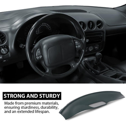G-PLUS TPE Dark Gray Dash Cover Compatible with Pontiac Firebird 1993-1996 18-925-DGR