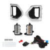 G-PLUS LED Fog Lights w/Switch & Bezel Left and Right Side Compatible with GMC Sierra 1500 Denali/SLT/AT4 models only 2019-2021,Not fit for Elevation/SLE/Base models GM2592331 GM2593331