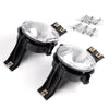 G-PLUS Compatible with Dodge Ram 1500 02-08 / Fit Dodge ram 2500 ram 3500 2003-2009 / Fit Dodge Durango 2004-2006 Glass Bumper Fog Lights Driving Lamps+Bezel