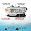 G-PLUS Headlight Assembly Right Side Compatible with Toyota Tacoma SR Crew Cab/Extend Cab Pickup 2019-2023 White