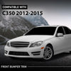 G-PLUS Front Bumper Trim Molding Left +Right Compatible with Benz C250 Base Coupe 2-Door 2012-2015,A2048853721