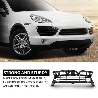 G-PLUS Front Bumper Face Bar Grille, Compatible with Porsche Cayenne 2011-2014, 95850568301, PO1036107