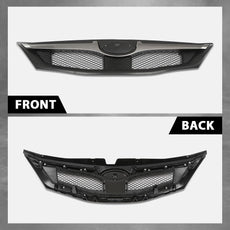 G-PLUS Front Bumper Grille Assembly for Subaru Impreza WRX STI 2008-2010 ABS Additional Angle