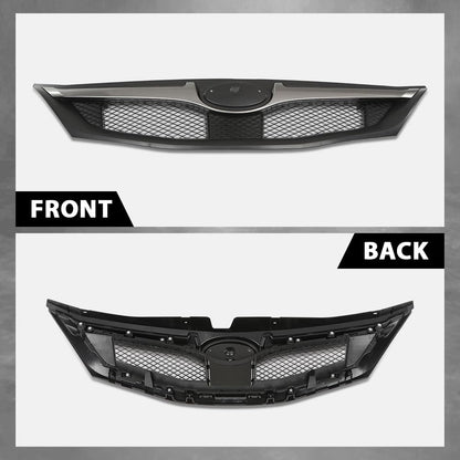 G-PLUS Front Bumper Grille Grill Assembly Compatible with Subaru Impreza STi WRX 2.5L H4 Turbo 2008-2010 91121FG061 ABS