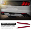 G-PLUS Pair Rear Bumper Reflector, Compatible with Ford Mustang EcoBoost 2015-2017, LH Driver & RH Driver Side 2PCS, FR3Z15A448A, FR3Z15A449A