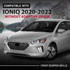 G-PLUS Front Bumper Grille Grill, Compatible with Ioniq 2020-2022 W/o Adaptive Cruise, 86350G2500, 86350 G2500
