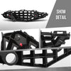 G-PLUS Bumper Bracket Front Passenger Right Side Compatible with Toyota Highlander Hybrid Bronze Edition 2022 2023, Fit Toyota Highlander XSE 2021 2022 2023 521450E100, TO1043147 Black