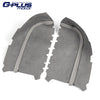 G-PLUS Front Door Armrest Leather Cover Compatible with Honda Pilot,Door Panels Armrest Cover Skin Left & Right 2009-2015 (Grey)