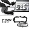 G-PLUS Front Bumper Fog Lights Fog Lamps & Wiring Harness Left&Right Side Compatible with Nissan Kicks 2017-2019 261508995A