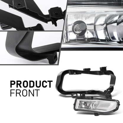 G-PLUS Front Bumper Fog Lights Fog Lamps & Wiring Harness Left&Right Side Compatible with Nissan Kicks 2017-2019 261508995A