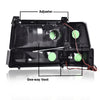 G-PLUS Headlights Fit 1992-1996 Bronco/1992-1996 Ford F150 F250 F350 Super Duty,97 9th Old Body Style Headlamps w/Corner Signal Clear Lens Chrome Housing Clear Reflector,faros delanteros