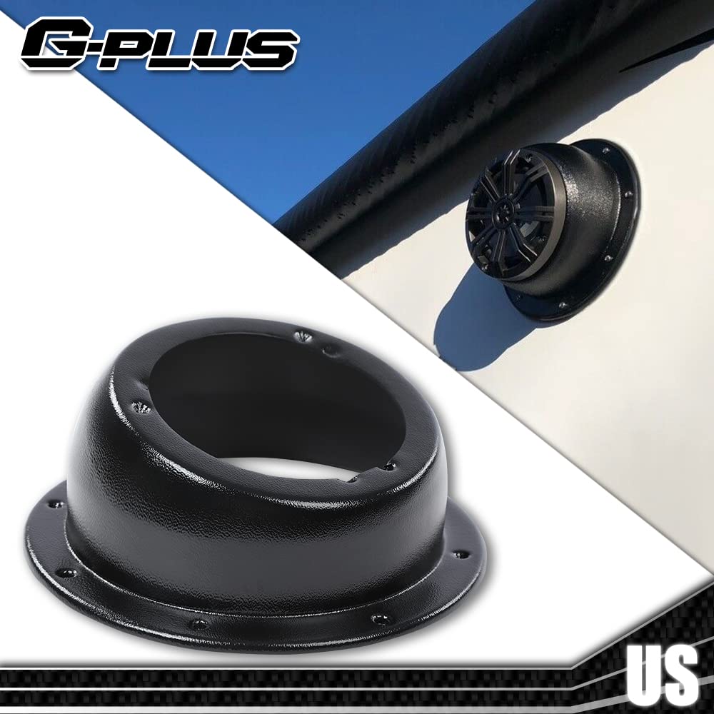 G-PLUS Angled Speaker Enclosures Boxes Pods Mount Door Kick Panel Rear Deck 6.5"