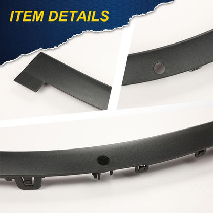 G-PLUS Front Right Fender Flares Compatible with Tesla Model X 2016 2017 2018 2019 2020 2021 Wheel Fender Arch Molding Trim Passenger Side Black